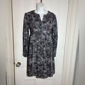 100% cotton hand embroidered tree branch dress tunic small medium witchy